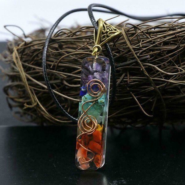 Orgon Flow Chakra Anhänger 65mm x 10mm x 8mm