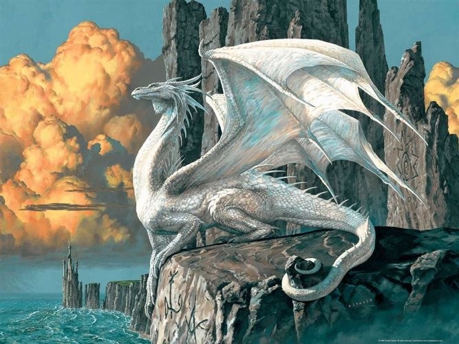 Drache weiss 1000 Puzzle