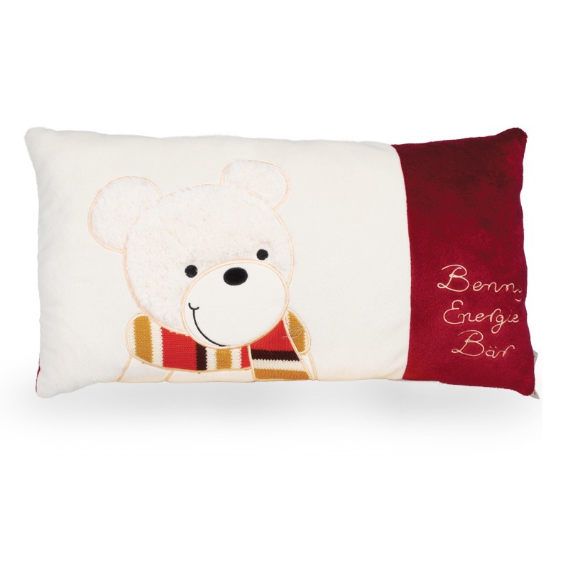 Benny Energie Bär Kissen weiss