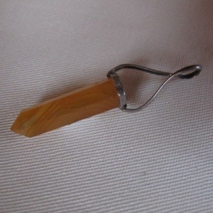 Carneol Spitze Anhänger Silber