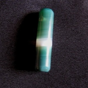 Achat grün Stängeli Anhänger