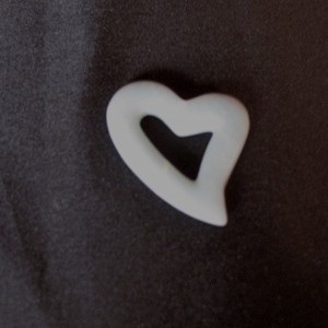 Amazonit Herz konisch geschwungen gross