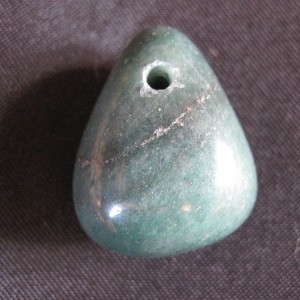 Aventurin Trommelstein mit Loch Anhänger