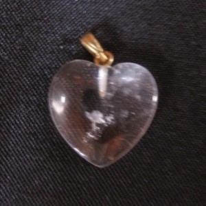 Bergkristall Herz Anhänger
