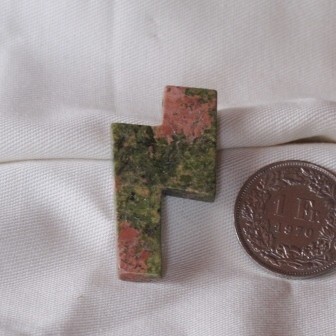 Blitz klein Anhänger Epidot