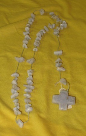 Chalcedon Rosenkranz Splitter 56cm