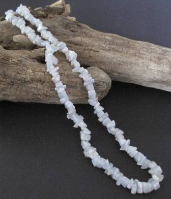 Chalcedon Splitterkette 50cm