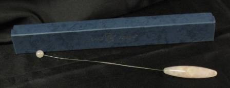 Einhandrute Rosenquarz 30cm
