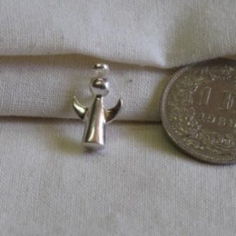 Engeli Silber modern klein Anhänger