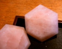 Rosenquarz Feenstein 75x75mm