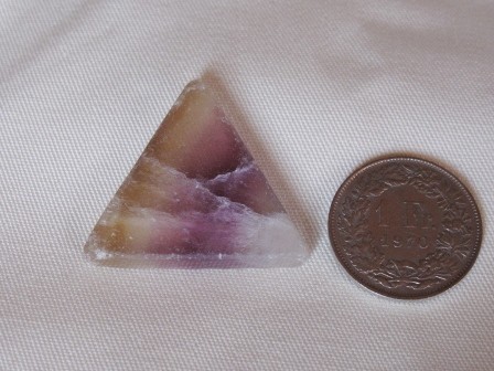 Fluorit Dreieck Anhänger