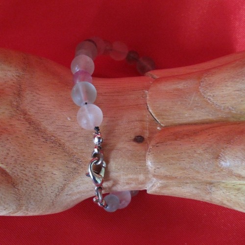 Fluorit Armband 6-8mm mit Schloss