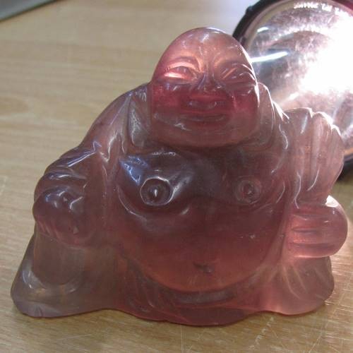 Fluorit Buddha matt 55mm