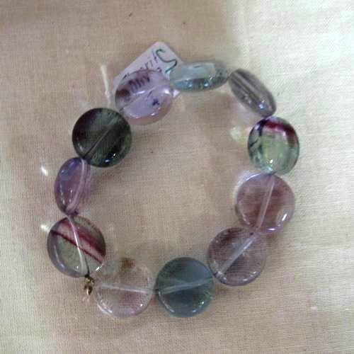 Fluorit Armband Oliven 17