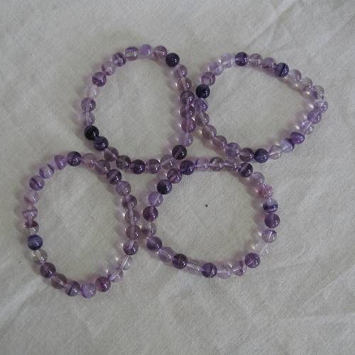 Fluorit Armband 8mm violett
