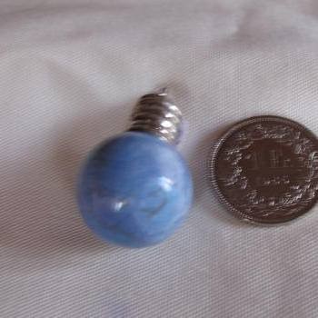 Blauquarz Glühbirne Anhänger