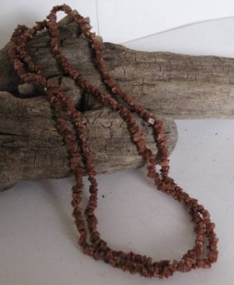 Goldfluss Splitterkette 90cm fein Goldkügeli