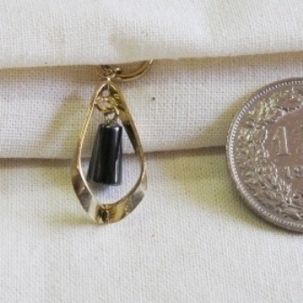 Hämatitstäbli goldfarben Anhänger