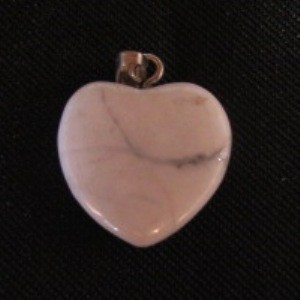 Howlith Herz Anhänger