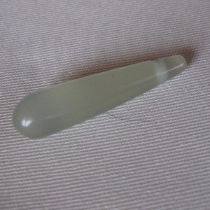 Jade hell Kegel Anhänger Stängeli 35mm