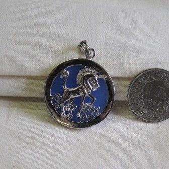 Einhorn Jadeit Anhänger