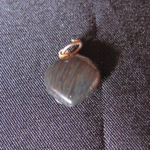 Jaspis grün Herzli Anhänger