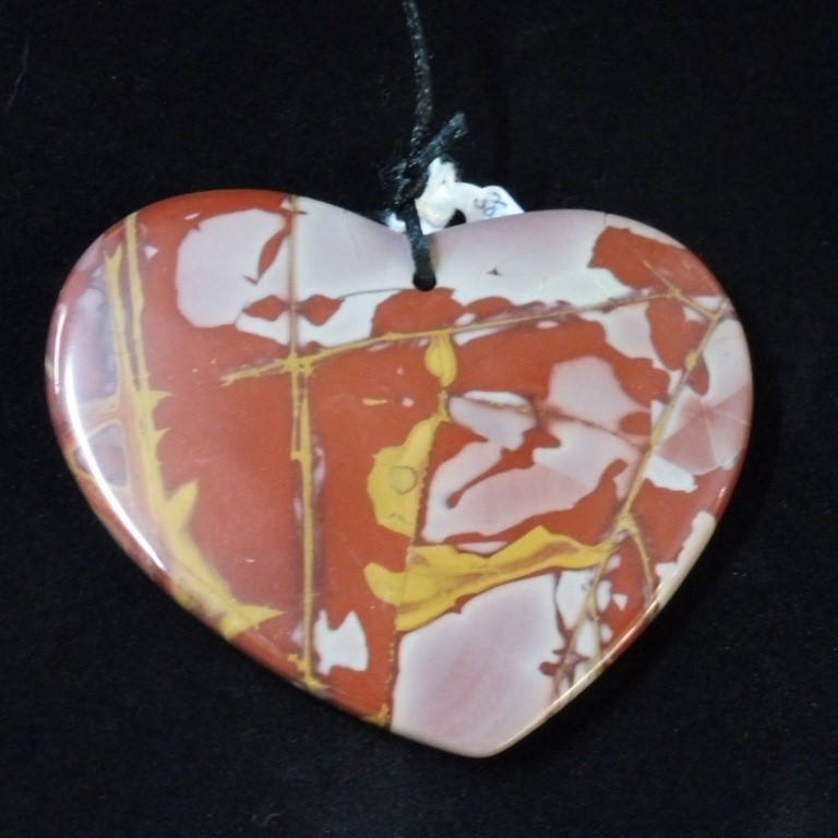 Norena Jaspis Herz Anhänger