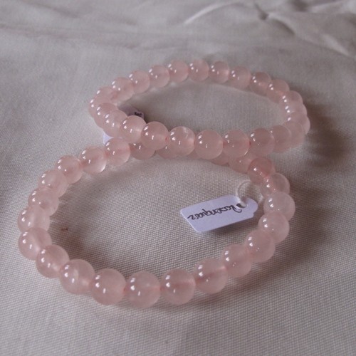 Rosenquarz Armband 8mm