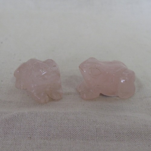Rosenquarz Frosch