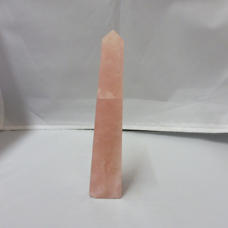 Rosenquarz Obeliske 150mm x 30mm
