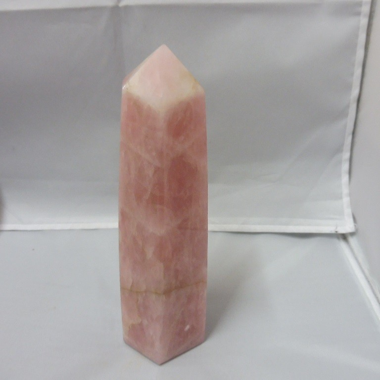 Rosenquarz Obeliske 200mm x 65mm