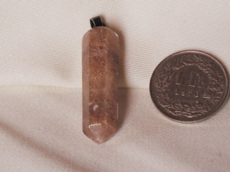 Rutilquarz Spitze Stift  Anhänger