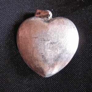 Silber Herz Anhänger 25mm