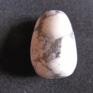 Silberpyrit Trommelstein mit Loch Anhänger