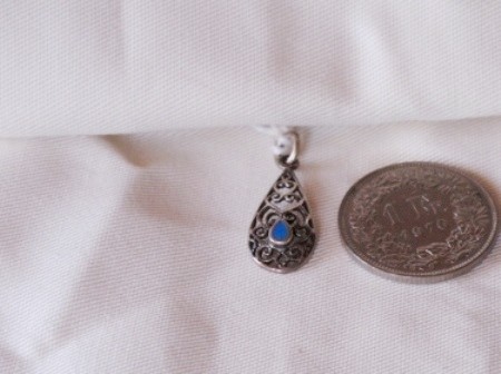Türkis Silber klein Anhänger