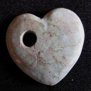 Türkis Herz mit Loch Anhänger China