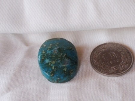 Türkis Olive gross Anhänger