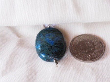 Chrysokoll Tropfen Stift Anhänger