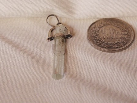 Topas blau Spitze Anhänger