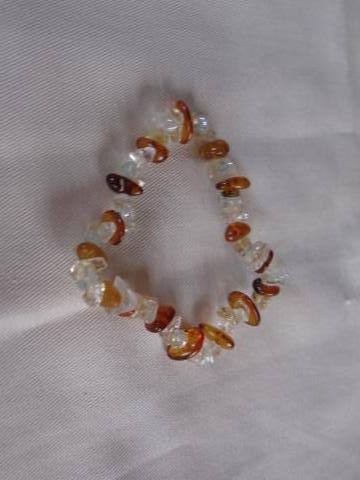 Zwilling Rutilquarz Sternzeichen Splitter Armketteli