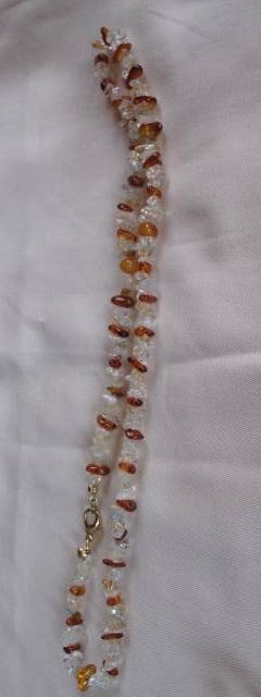 Zwilling Rutilquarz Sternzeichen Splitterhalskette