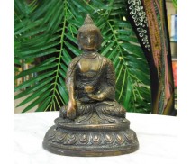 Buddha Akshoohya Messing mit Schale