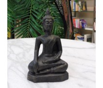 Buddha Thai schwarz Hand rechts unten links mitte