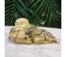 Buddha schlafend auf Kissen 7cm