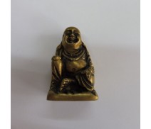 Buddha sitzend Messing