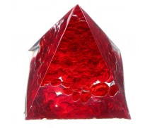 Orgon Pyramide Rot mit Kupferspirale
