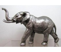 Elefant 12cm antiksilber