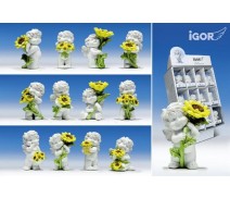Igor Engel mit Sonnenblumen Lebenslust L
