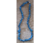 Howlith blau Splitterkette 45cm
