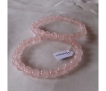 Rosenquarz Armband 6mm